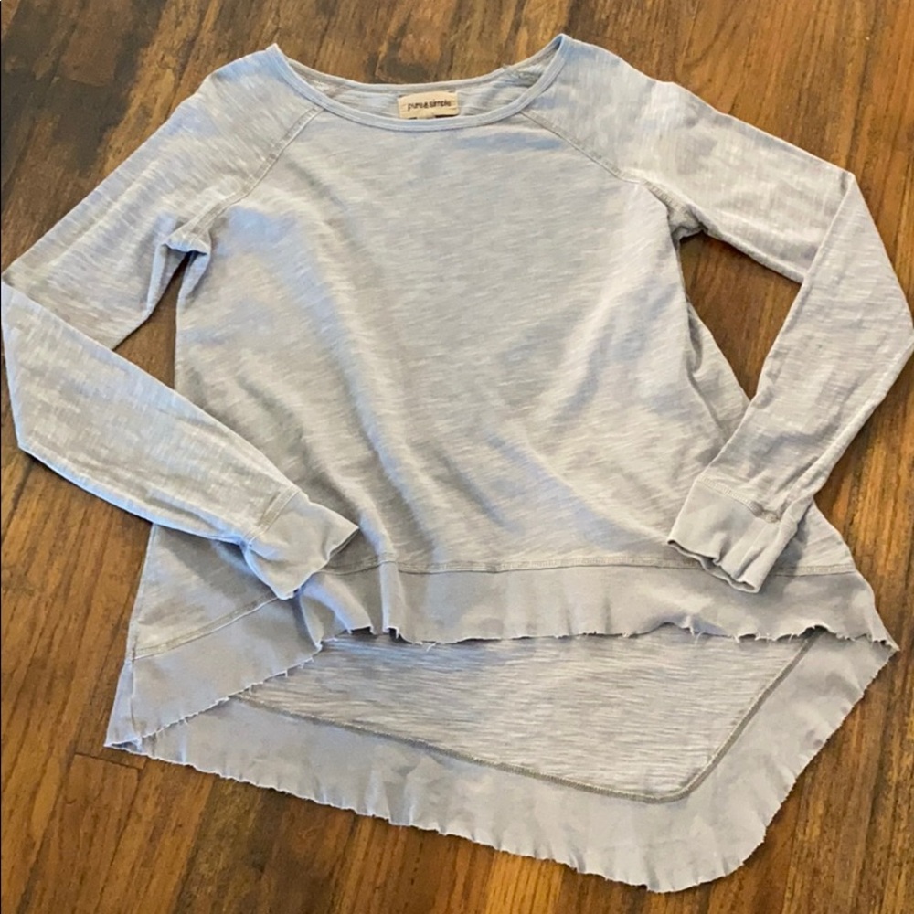 Pure & Simple 100% Cotton Asymmetrical Flowy Top
